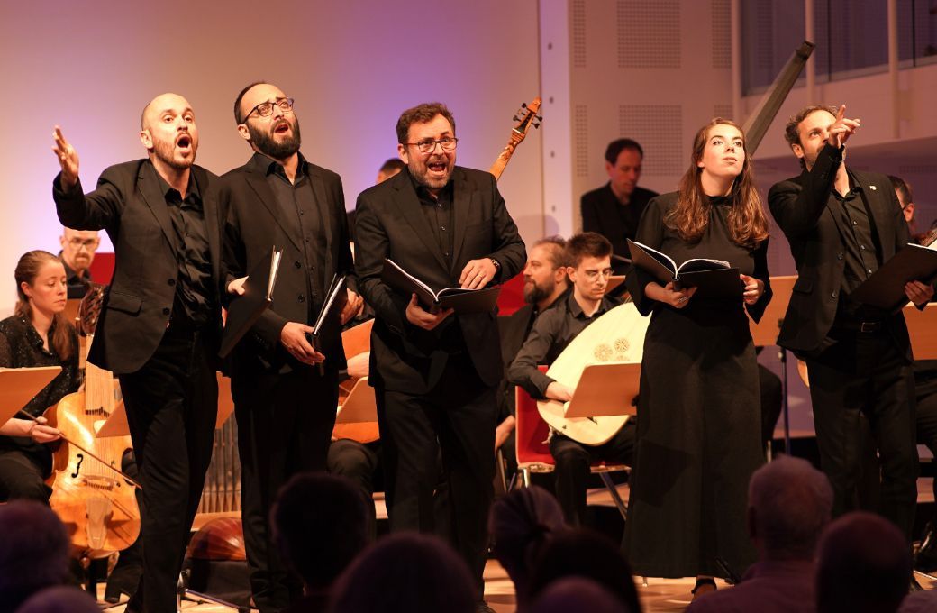 Jan Kullmann, Roberto Rilievi, Guglielmo Buonsanti, Sophia Faltas und Raffaele Giordani © Bülent Kirschbaum