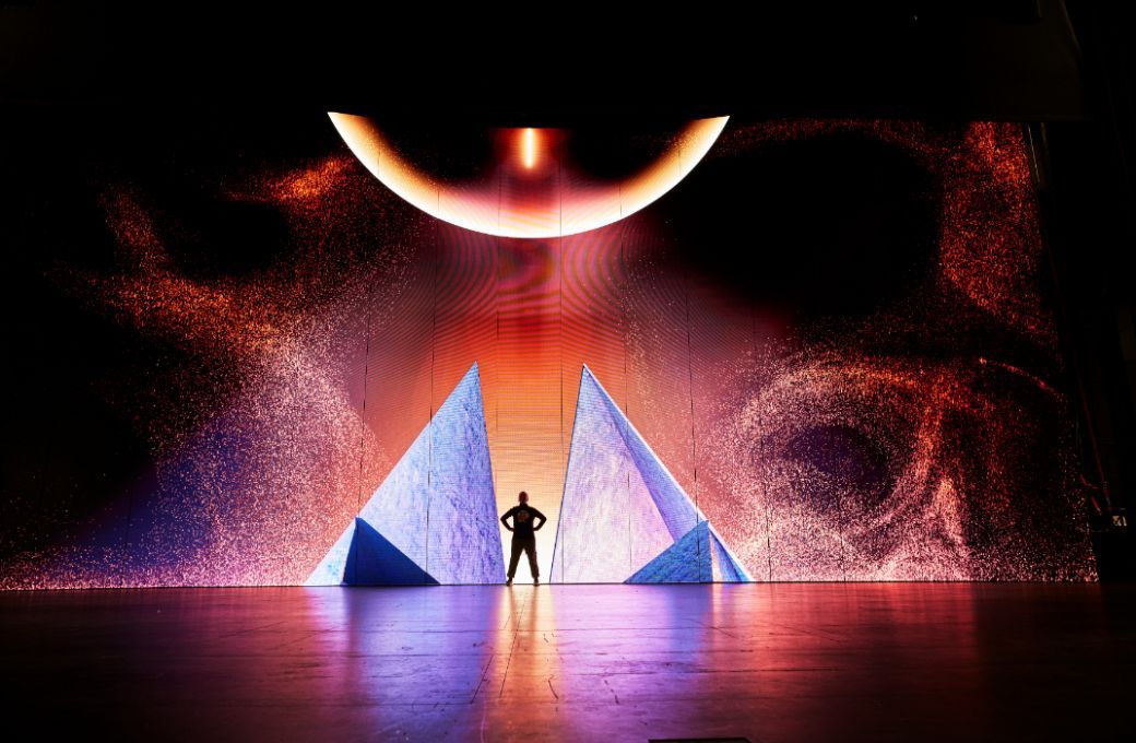Testing LED visualisations &copy; Keith Saunders