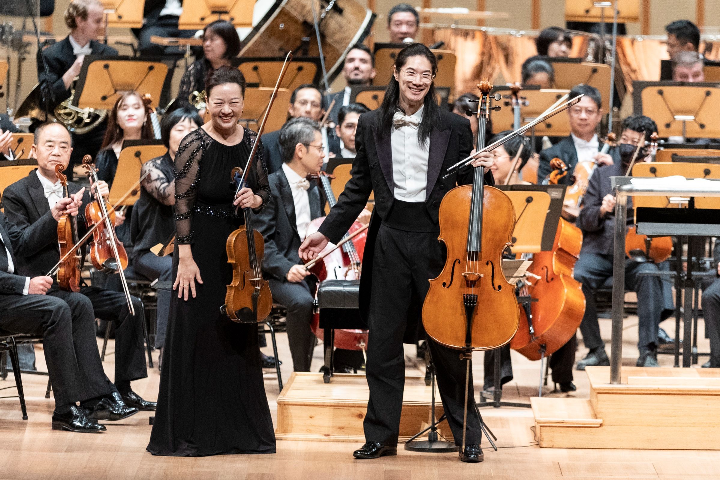 Zhang Manchin and Pei-Sian Ng &copy; Chris P Lim | Singapore Symphony Orchestra