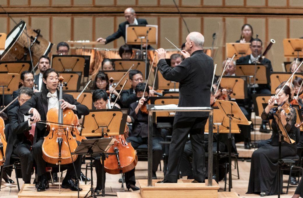 Pei-Sian Ng, Hans Graf and the Singapore Symphony Orchestra &copy; Chris P Lim | Singapore Symphony Orchestra