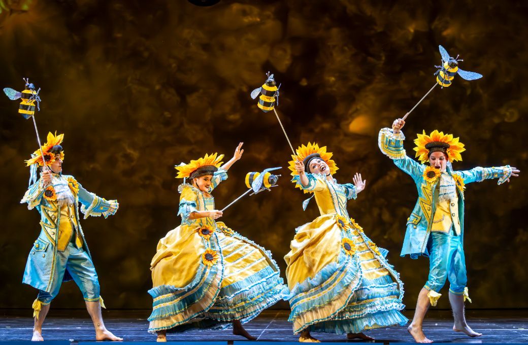 Jonny Aubrey-Bentley, Rose Ellen Lewis, Ruby Portus and Ben Yorke-Griffiths (dancers) © James Glossop