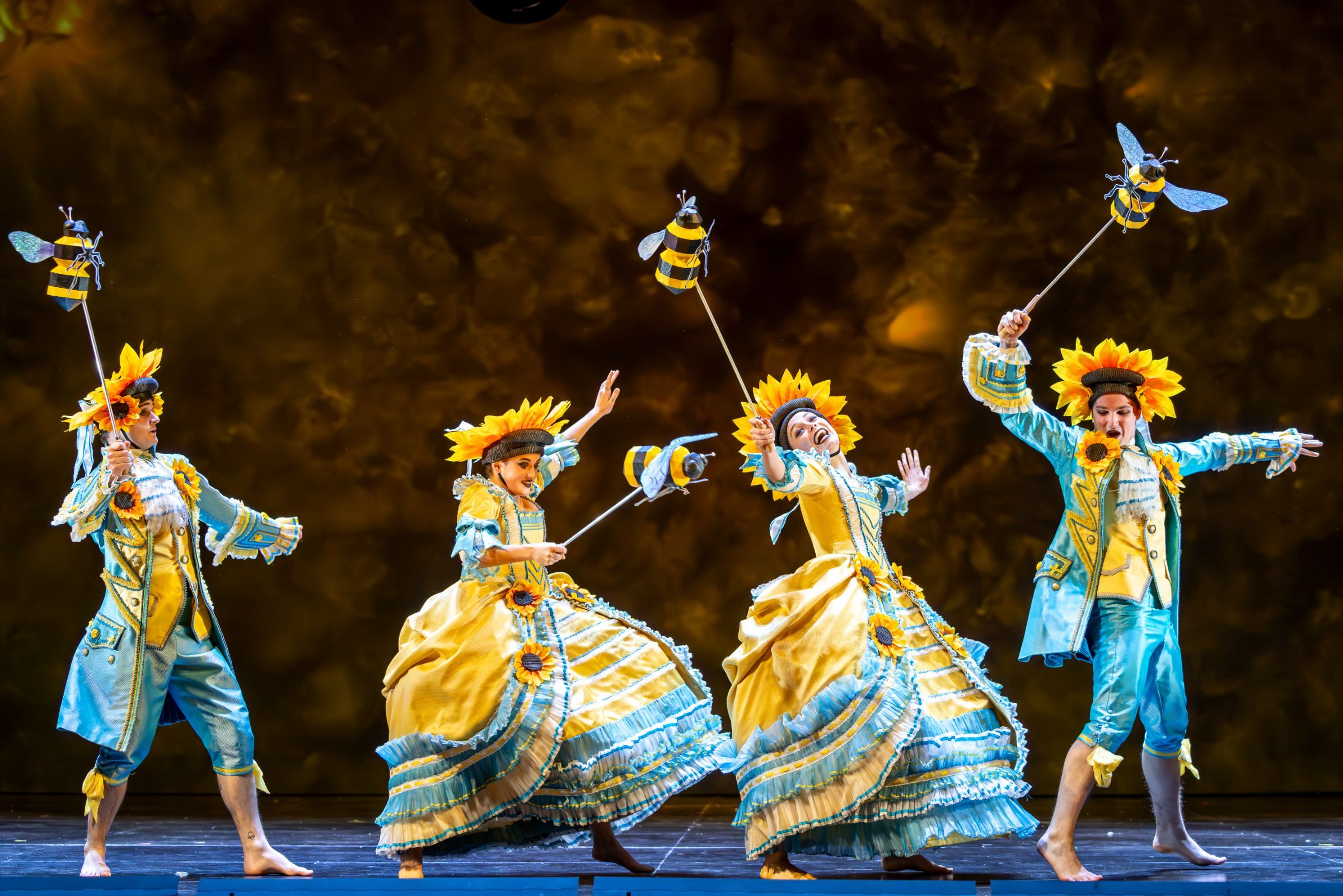 Jonny Aubrey-Bentley, Rose Ellen Lewis, Ruby Portus and Ben Yorke-Griffiths (dancers) © James Glossop