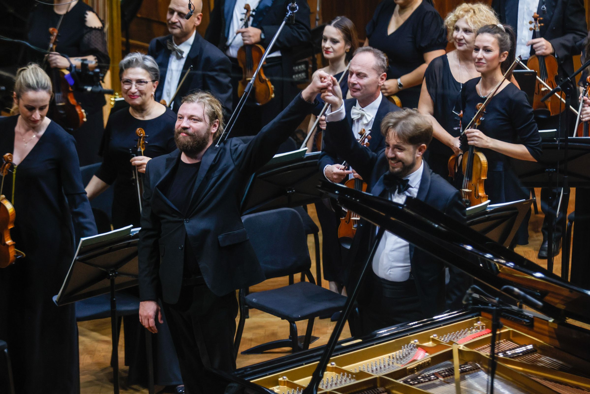 Denis Kozhukhin, Jaume Santonja and the Belgrade Philharmonic Orchestra &copy; Marko Risović