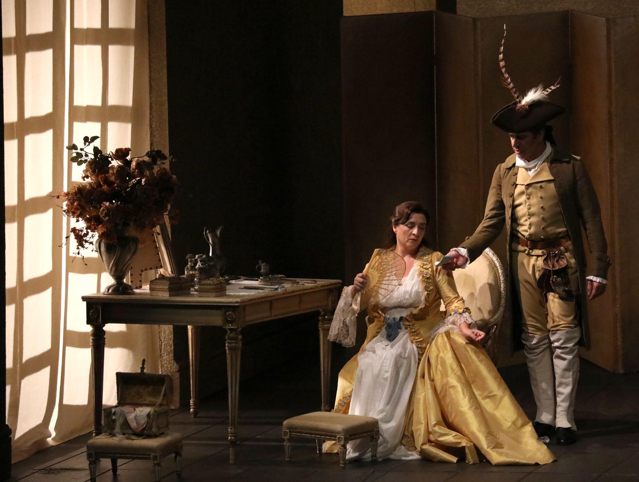 Olga Bezsmertna (Countess Almaviva) and Ildebrando D'Arcangelo (Almaviva) &copy; Brescia &amp; Amisano | Teatro alla Scala