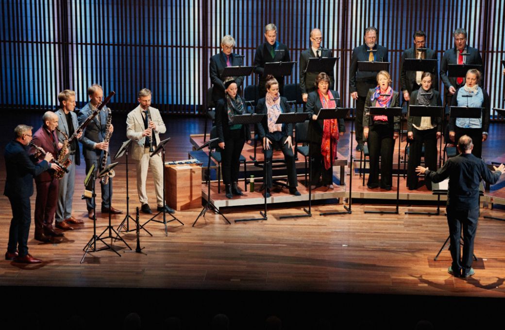 Daniel Reuss mit Calefax Rietkwintet und Cappella Amsterdam in Amsterdam &copy; Milagro Elstak