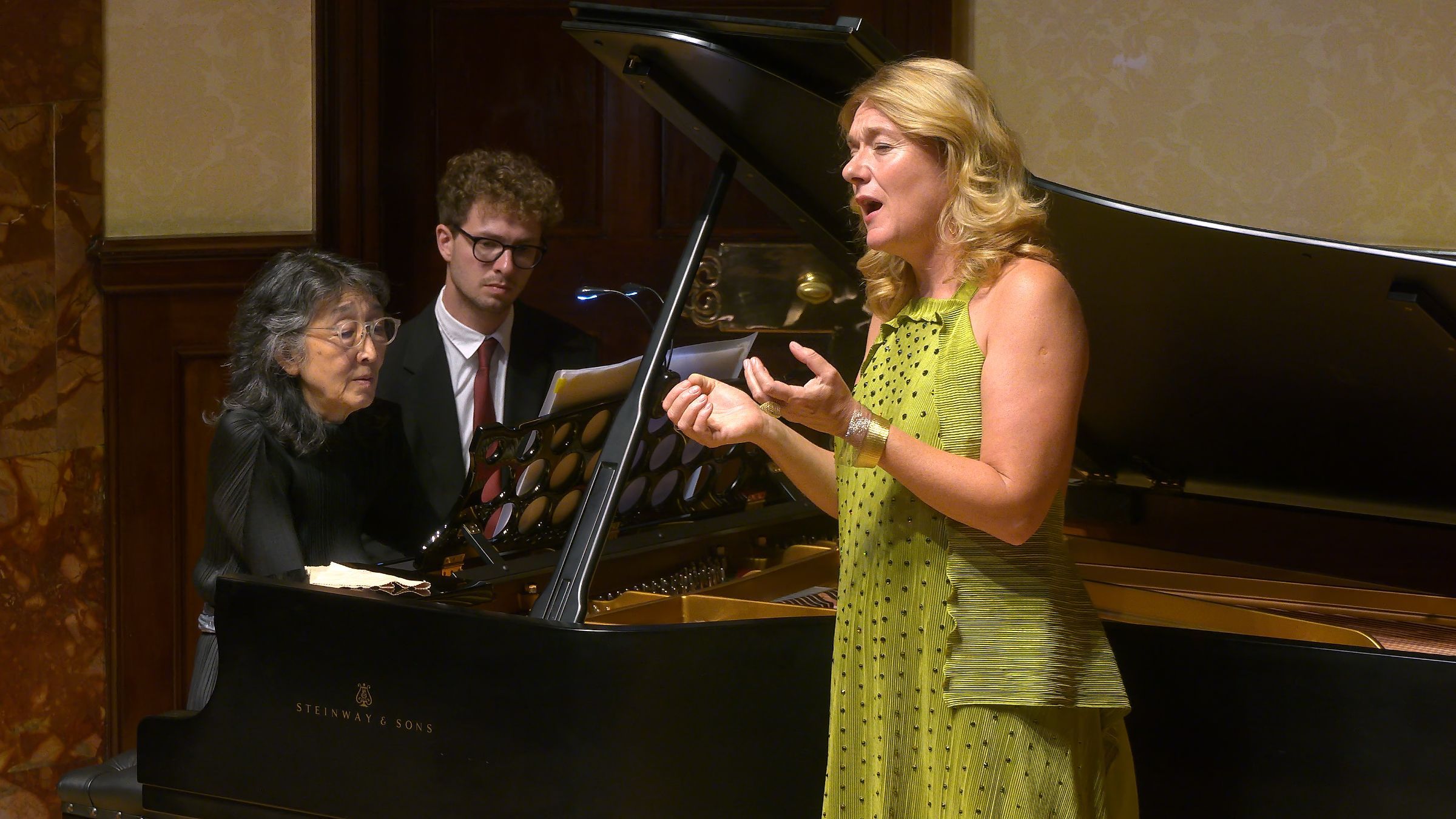Mitsuko Uchida and Magdalena Kožená &copy; Wigmore Hall Trust