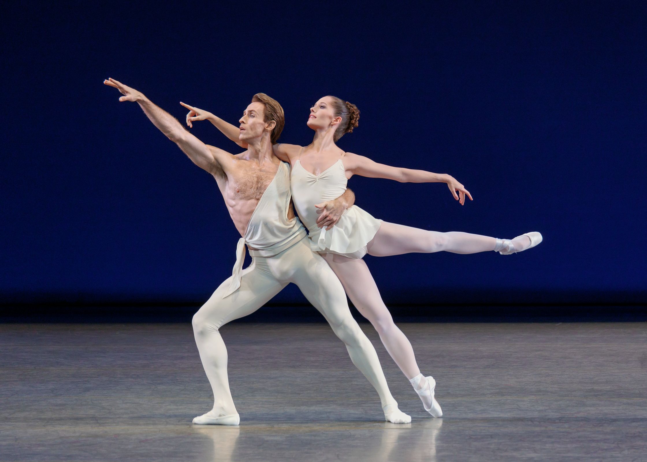 Adrian Danchig-Waring and Unity Phelan in George Balanchine's <i>Apollo</i> © Erin Baiano