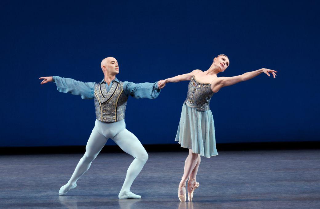 Tyler Angle and Sara Mearns in George Balanchine's <i>Tchaikovsky Piano Concerto No.2</i> © Erin Baiano