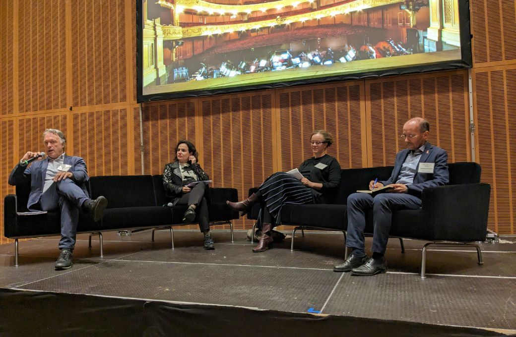 From left: Christoph Ladstätter, Iva Hraste-Sočo, Michaela Orizu, Emmanuel Hondré © Opera Europa