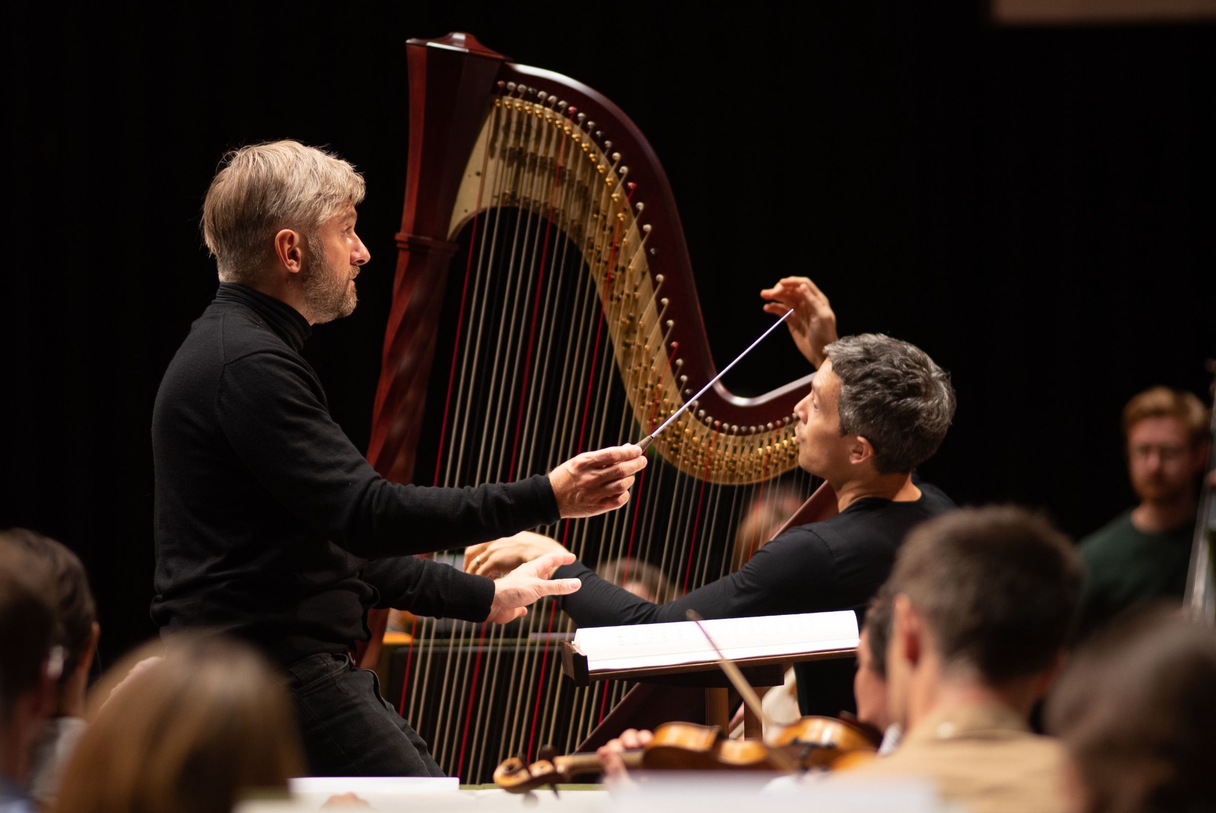 Kirill Karabits and Emmanuel Ceysson in rehearsal &copy; Bournemouth Symphony Orchestra