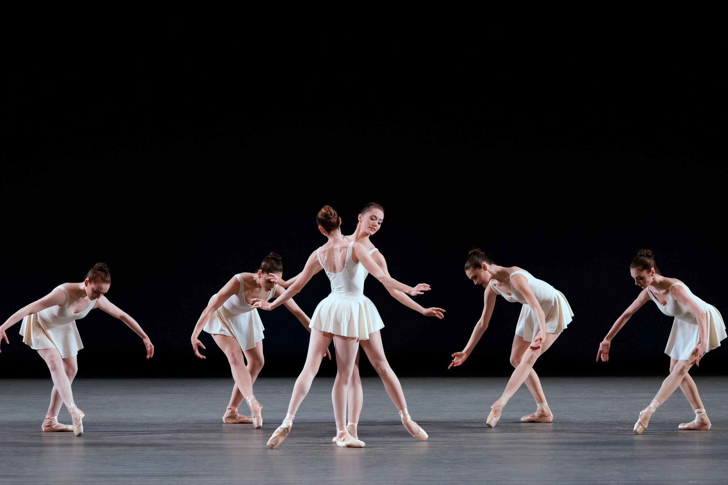 Unity Phelan and Ashley Laracey in George Balanchine's <i>Concerto Barocco</i> © Erin Baiano