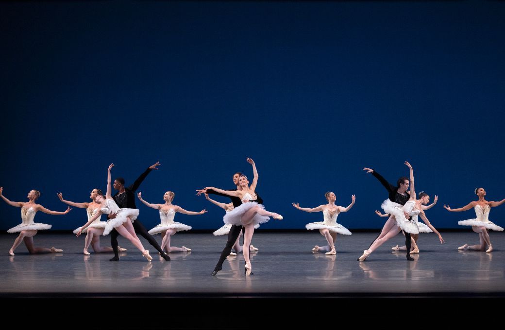 Megan Fairchild and Joseph Gordon in George Balanchine's <i>Symphony in C</i> © Erin Baiano