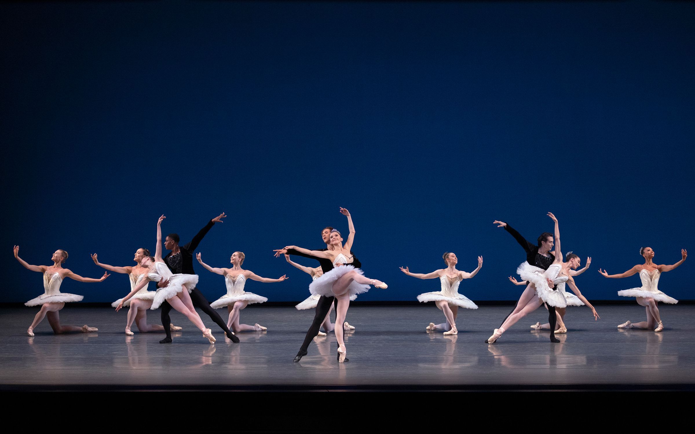 Megan Fairchild and Joseph Gordon in George Balanchine's <i>Symphony in C</i> © Erin Baiano