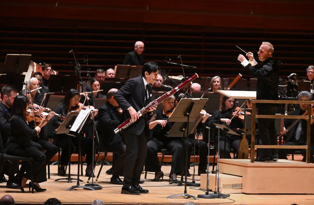 Daniel Matsukawa, Yannick Nézet-Séguin and the Philadelphia Orchestra &copy; Pete Checchia