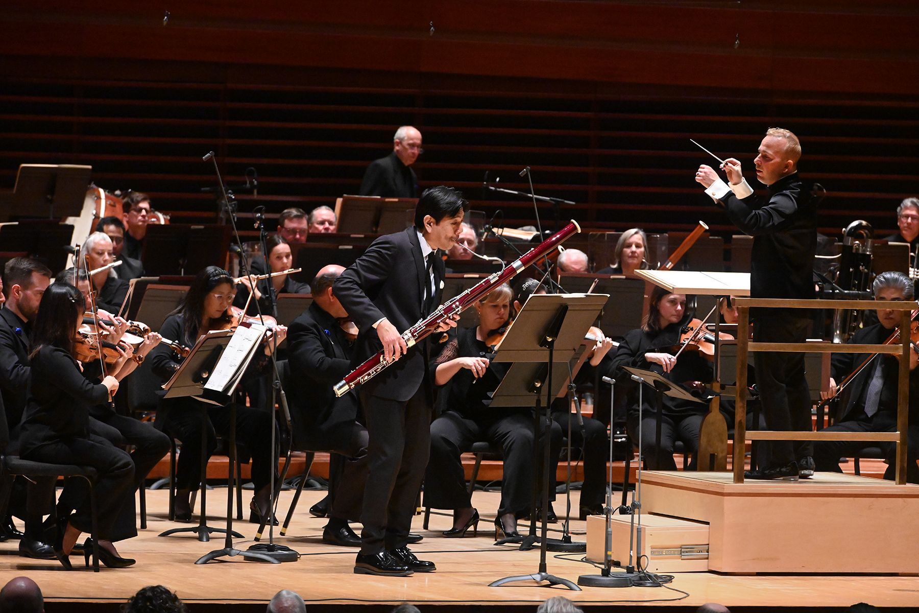 Daniel Matsukawa, Yannick Nézet-Séguin and the Philadelphia Orchestra © Pete Checchia