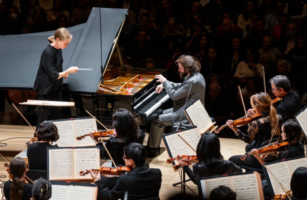 Mirga Gražinytė-Tyla, Daniil Trifonov et le New York Philharmonic &copy; Chris Lee