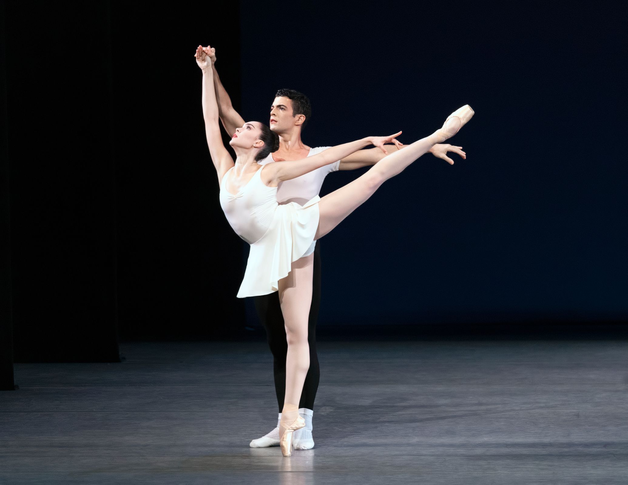 Mira Nadon and Gilbert Bolden III in George Balanchine's <i>Concerto Barocco</i> © Erin Baiano
