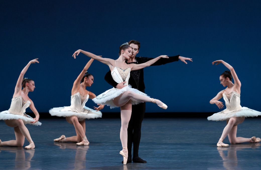 Unity Phelan and Alec Knight and NYCB in George Balanchine's <i>Symphony in C</i> © Erin Baiano