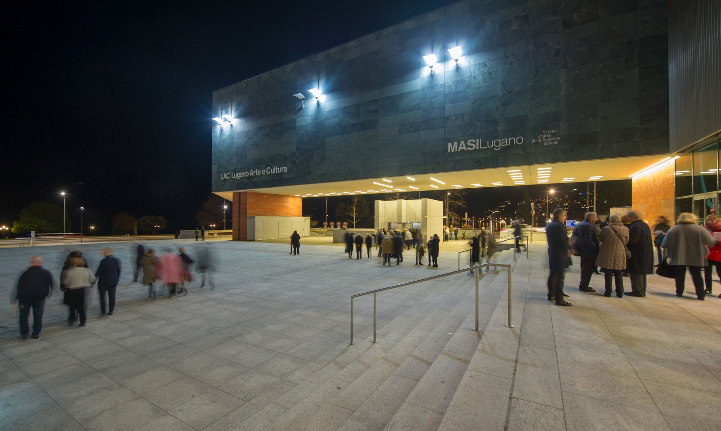 LAC at night © Lugano Musica