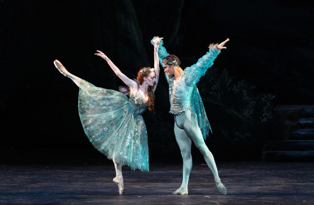 Gillian Murphy and Daniel Camargo as Titania and Oberon in Ashton's <i>The Dream</i> © Rosalie O'Connor