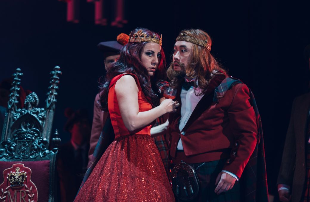 Astrik Khanamiryan (Lady Macbeth) und Leonardo Lee (Macbeth) &copy; Eike Walkenhorst