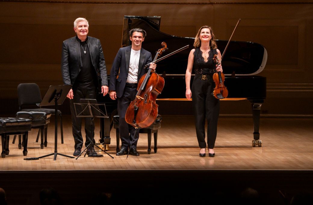 Jean-Yves Thibaudet, Gautier Capuçon and Lisa Batiashvili © Chris Lee