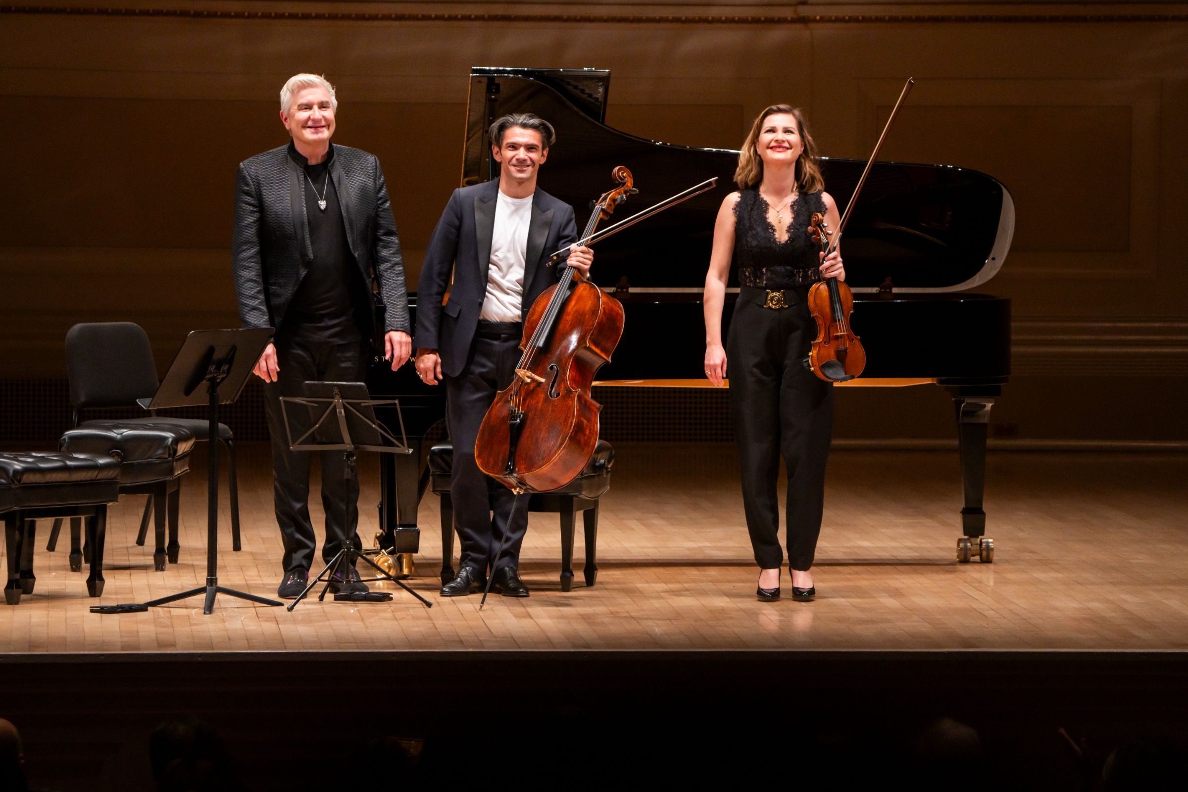 Jean-Yves Thibaudet, Gautier Capuçon and Lisa Batiashvili © Chris Lee