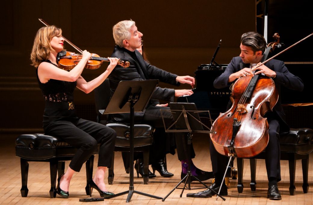 Lisa Batiashvili, Jean-Yves Thibaudet and Gautier Capuçon &copy; Chris Lee