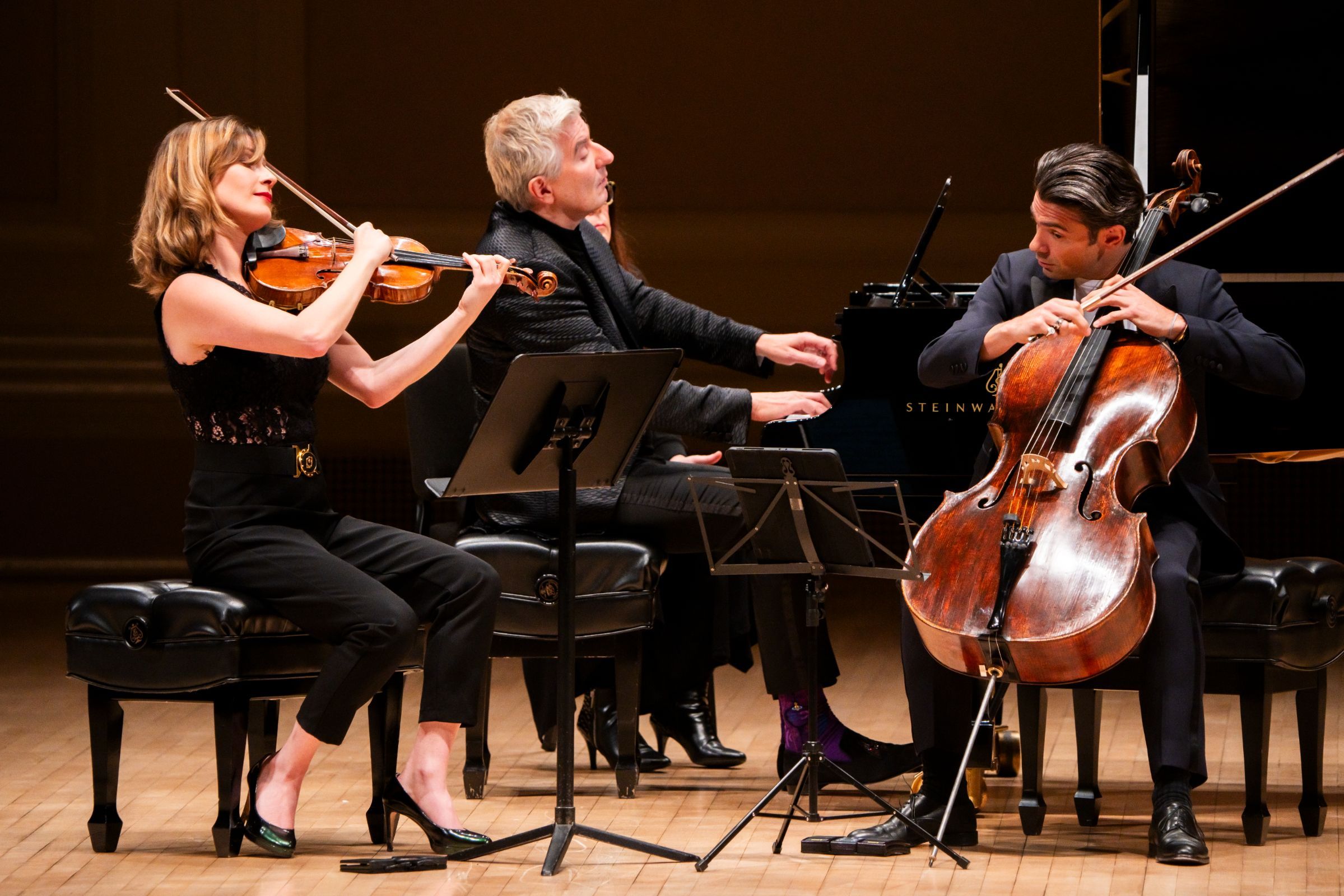 Lisa Batiashvili, Jean-Yves Thibaudet and Gautier Capuçon © Chris Lee