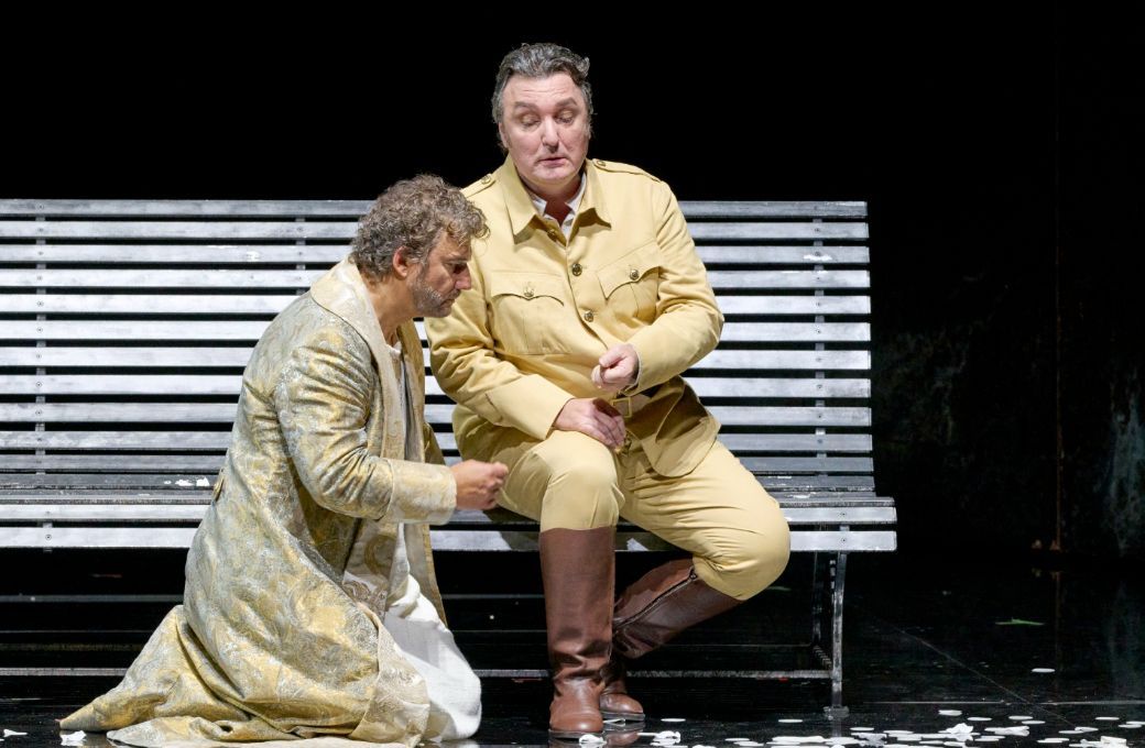 Jonas Kaufmann (Otello) and Ludovic Tézier (Iago) © Wiener Staatsoper | Michael Pöhn