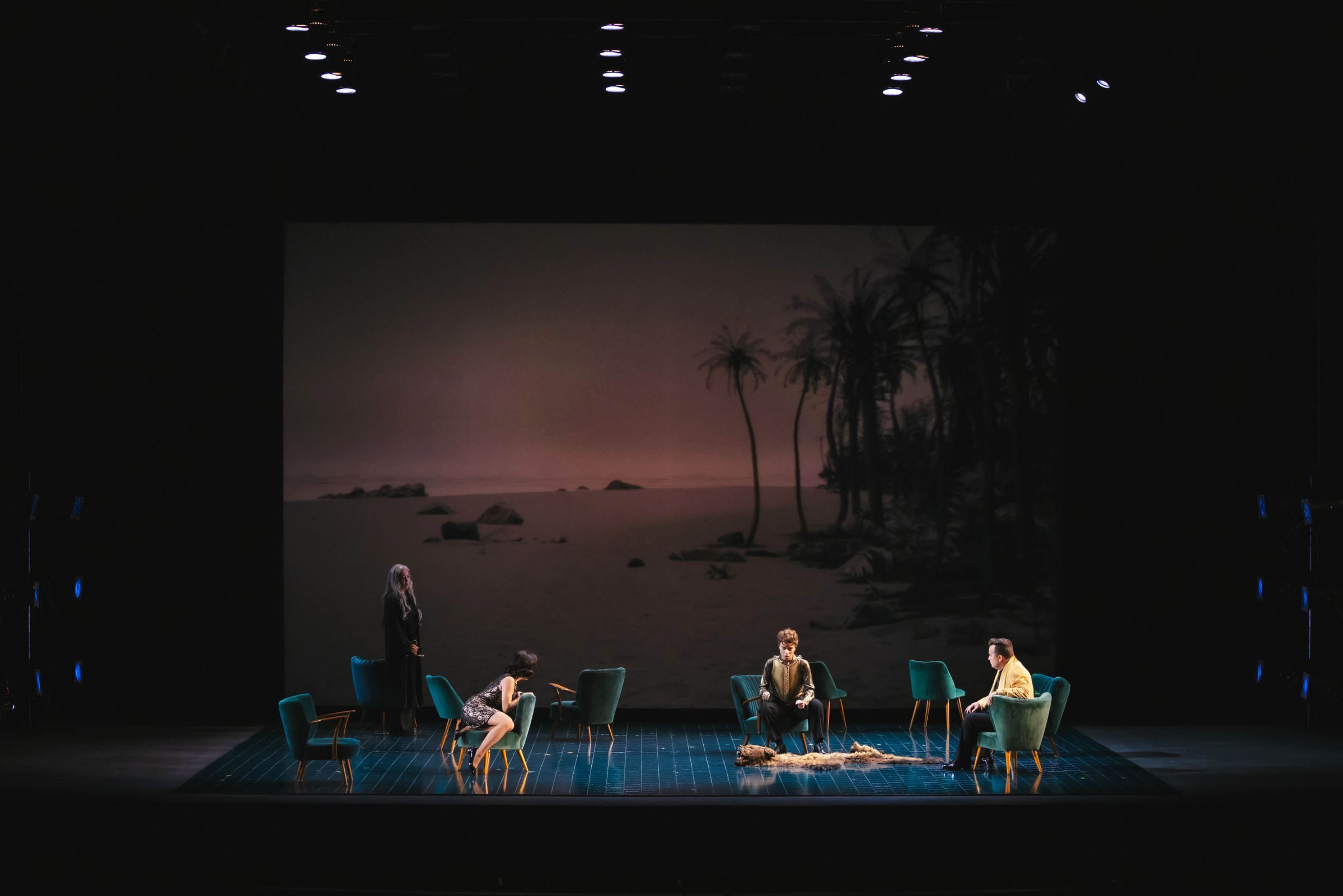 Nina Yoshida Nelsen (Melissa), Sharleen Joynt, Ginger Costa-Jackson, John Marzano (Oronte) &copy; Sunny Martini