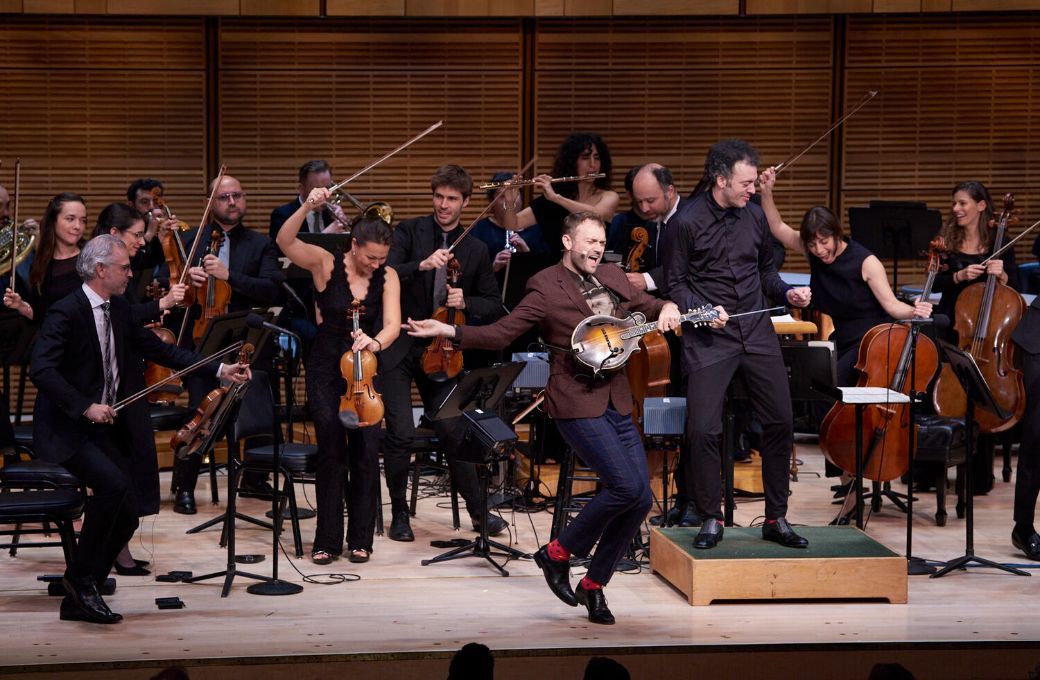 Chris Thile and The Knights &copy; Stefan Cohen
