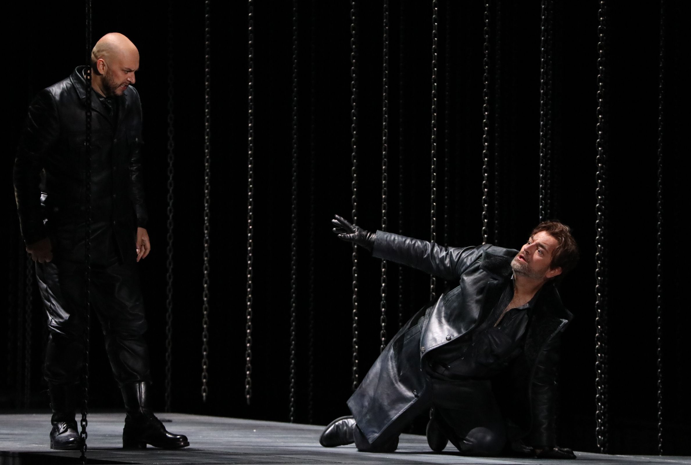 Roman Burdenko (Manfredo), Giorgio Berrugi (Avito) &copy; Teatro alla Scala | Brescia e Amisano