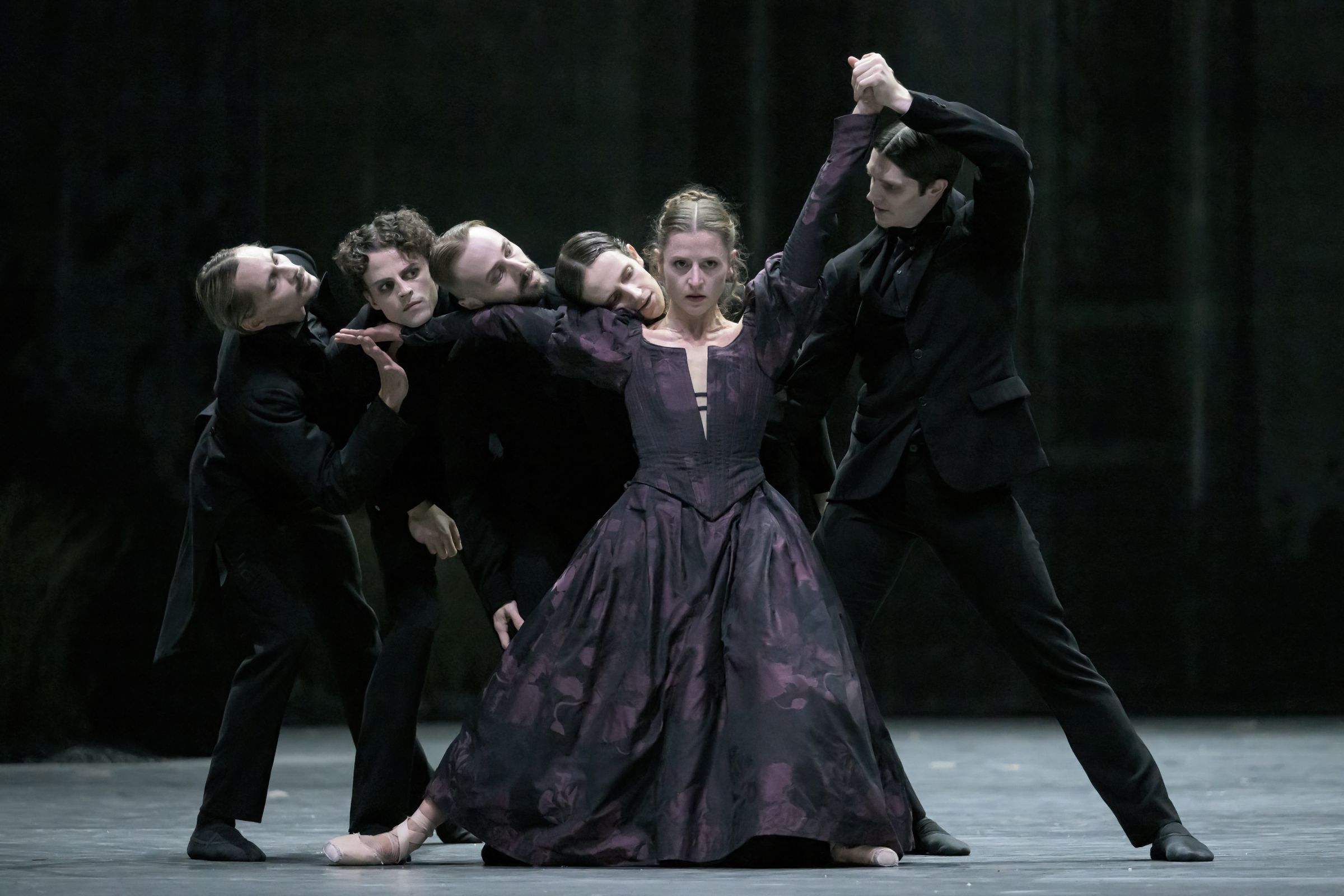 Weronika Frodyma as Emma Bovary with Staatsballett Berlin in Christian Spuck's <i>Bovary</i> &copy; Serghei Gherciu