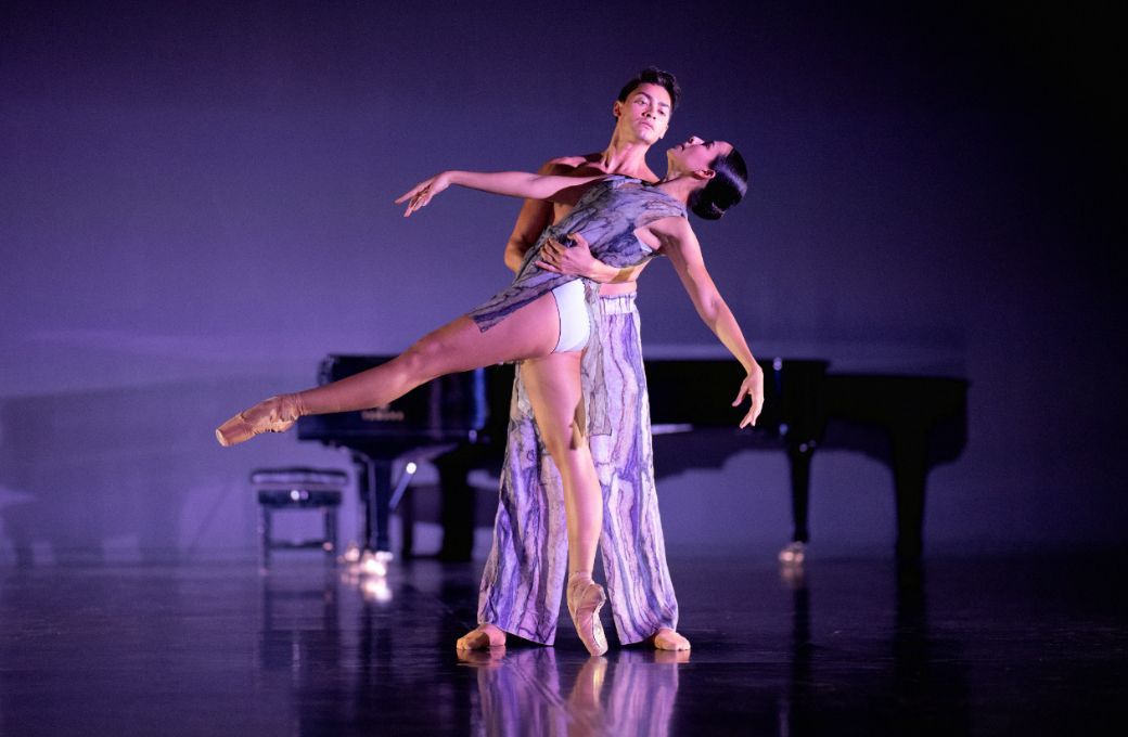 Winnie Dias and James Stephens in Andrew McNicol's <i>Of Silence</i> © Deborah Jaffe