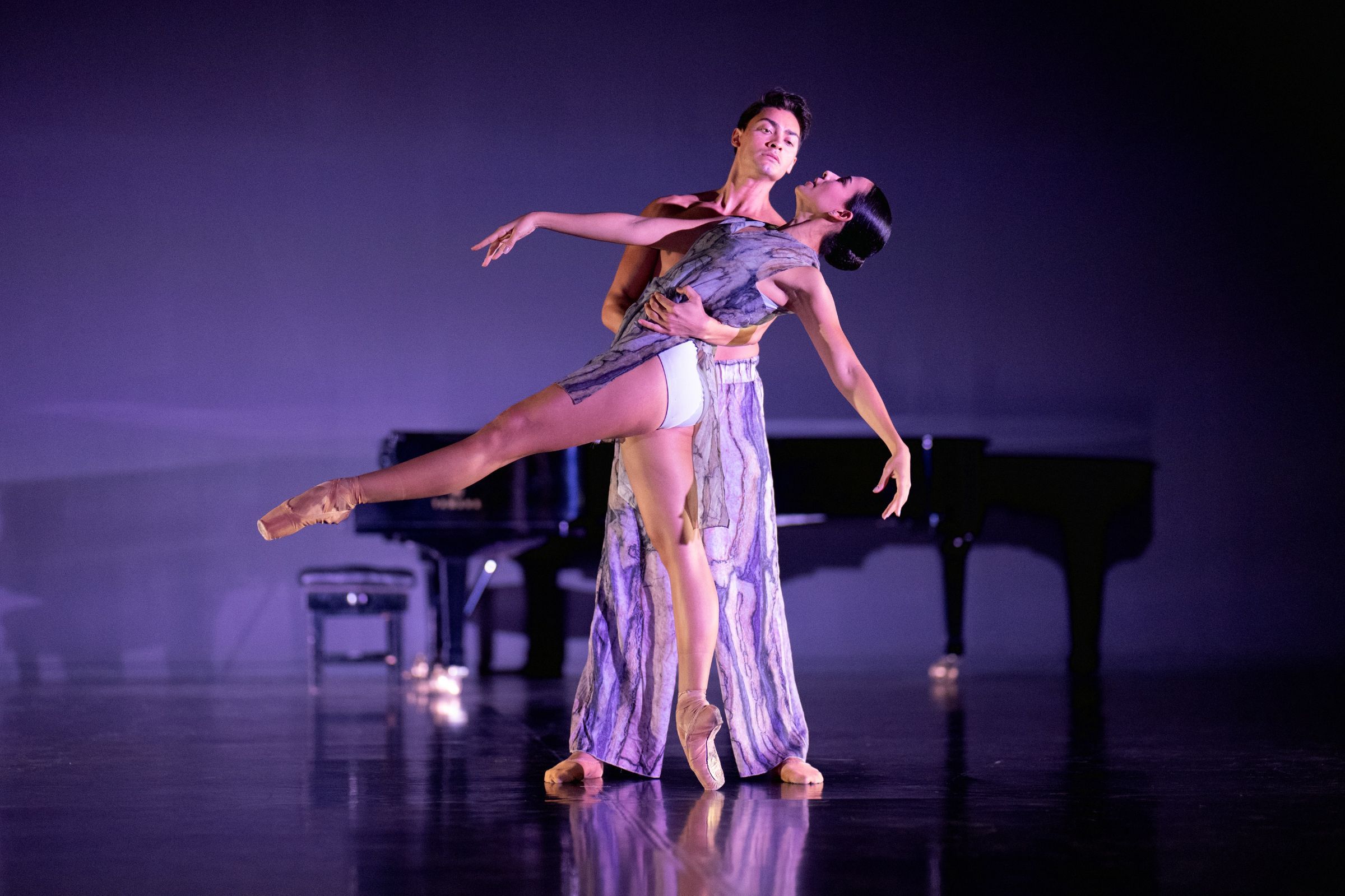 Winnie Dias and James Stephens in Andrew McNicol's <i>Of Silence</i> © Deborah Jaffe
