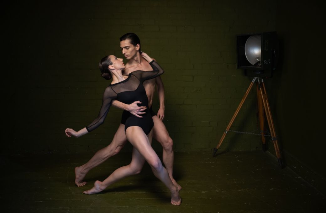 Kate Lyons, London City Ballet's rehearsal director, with Juan Gil © ASH