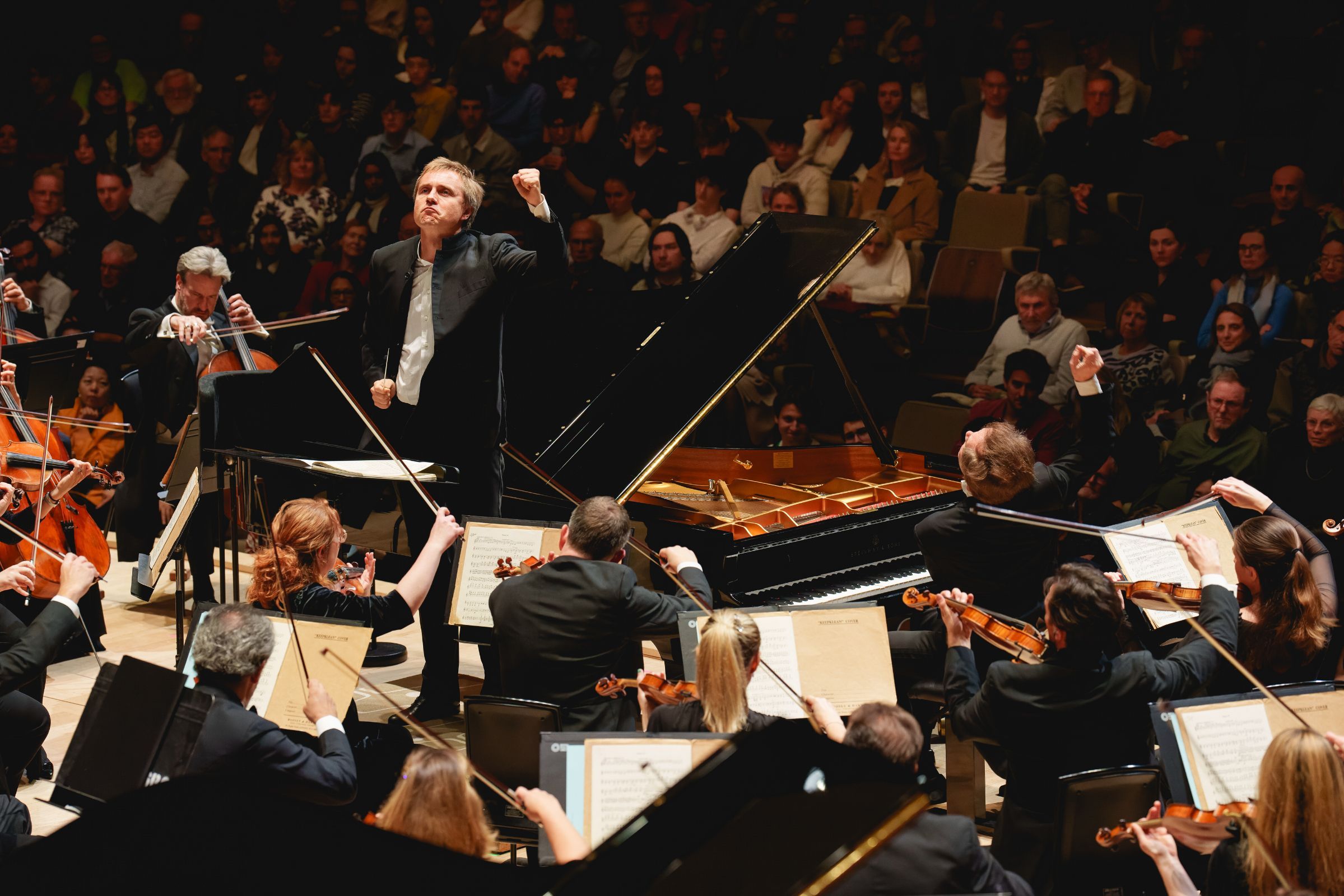 Vasily Petrenko, Nikolai Lugansky and the Royal Philharmonic Orchestra &copy; Andy Paradise