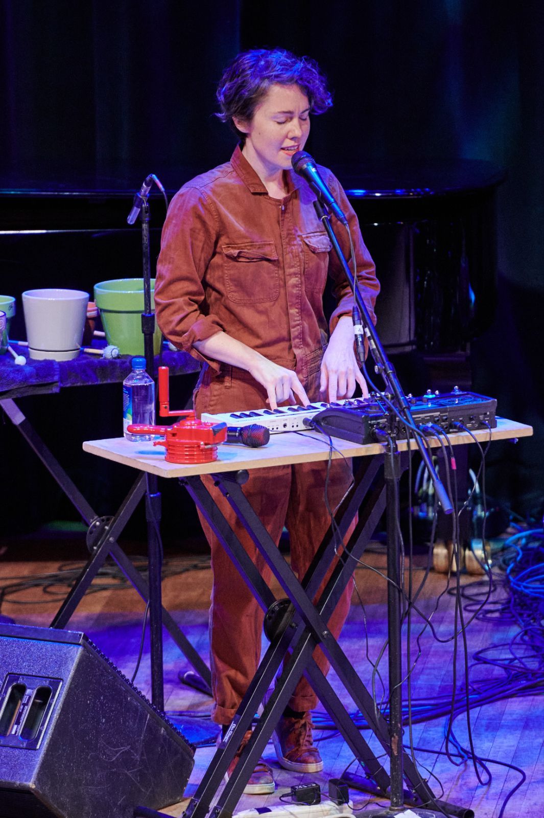 Caroline Shaw performing at 92NY © Joseph Sinnott