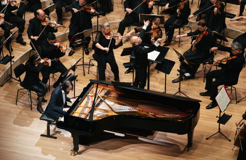 Daniil Trifonov, Yannick Nézet-Séguin and the Philadelphia Orchestra © Daniel Dittus