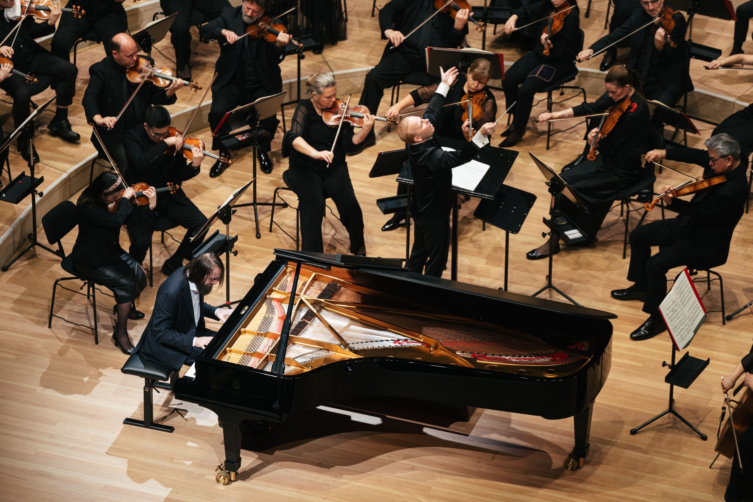 Daniil Trifonov, Yannick Nézet-Séguin and the Philadelphia Orchestra © Daniel Dittus