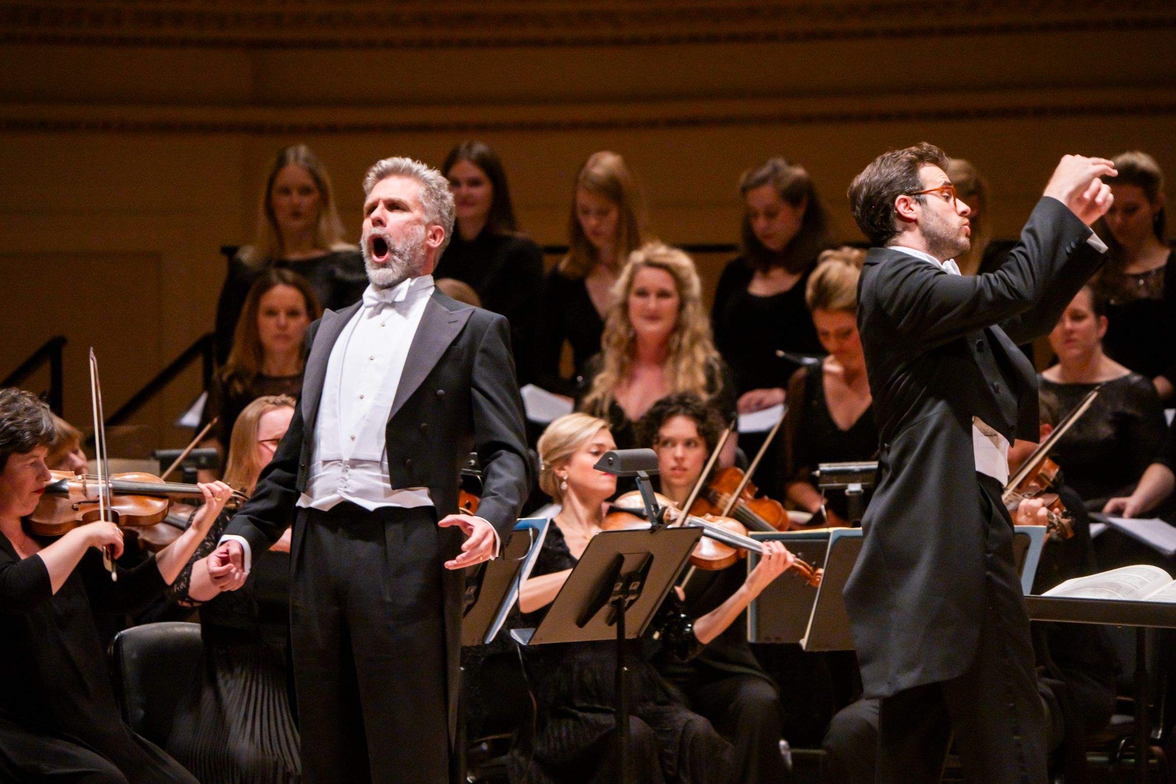 Alexander Ashworth, Dinis Sousa, the English Baroque Soloists and Monteverdi Choir &copy; Chris Lee