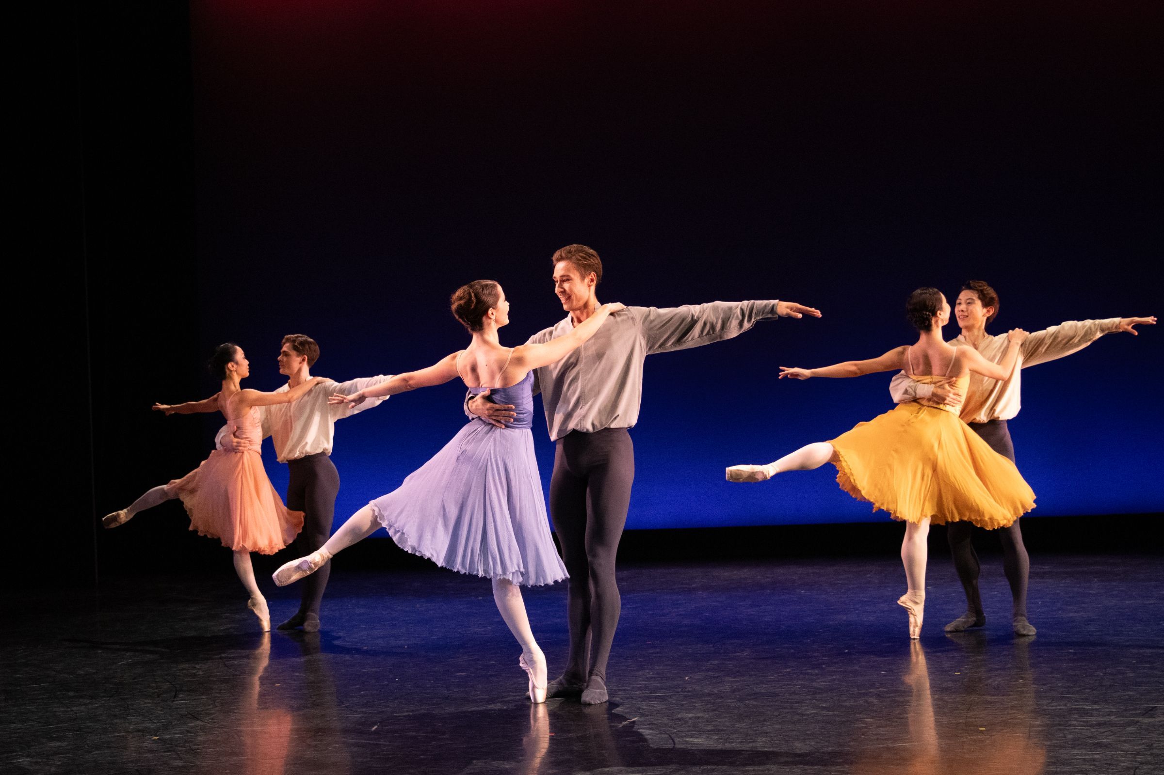 Dancers of Northern Ballet in Benjamin Ella's <i>Joie de Vivre</i> © Sophie Beth Jones