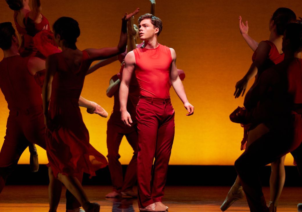 Harris Beattie in Tiler Peck's <i>Intimate Pages</i> © Kyle Baines