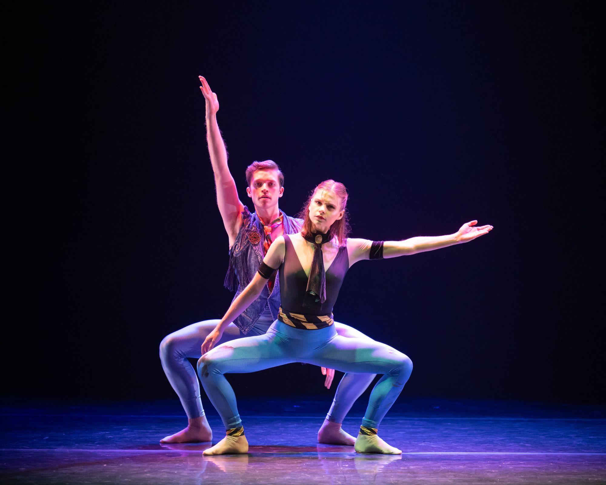 Nicholas Vavrečka, Genevieve Heron in Kristen McNally's <i>Invisible Touch</i> in <i>Genesis Dance Project</i> &copy; ASH