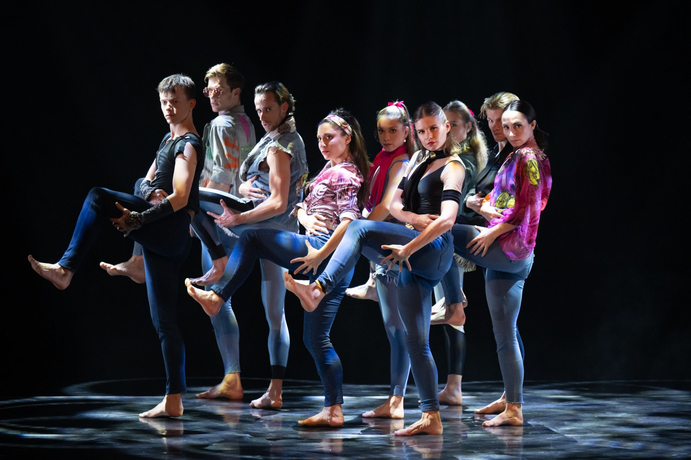 New English Ballet Theatre in Kristen McNally's <i>I Can't Dance</i> in <i>Genesis Dance Project</i> &copy; ASH