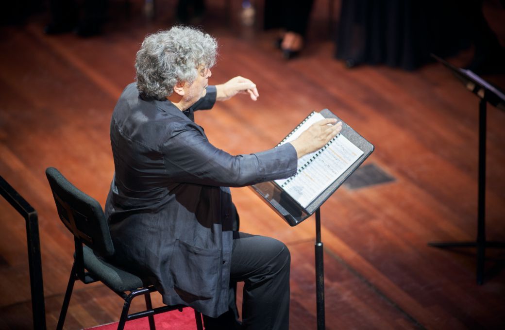 René Jacobs dirigiert die Nederlandse Bachvereniging © Eduardus Lee