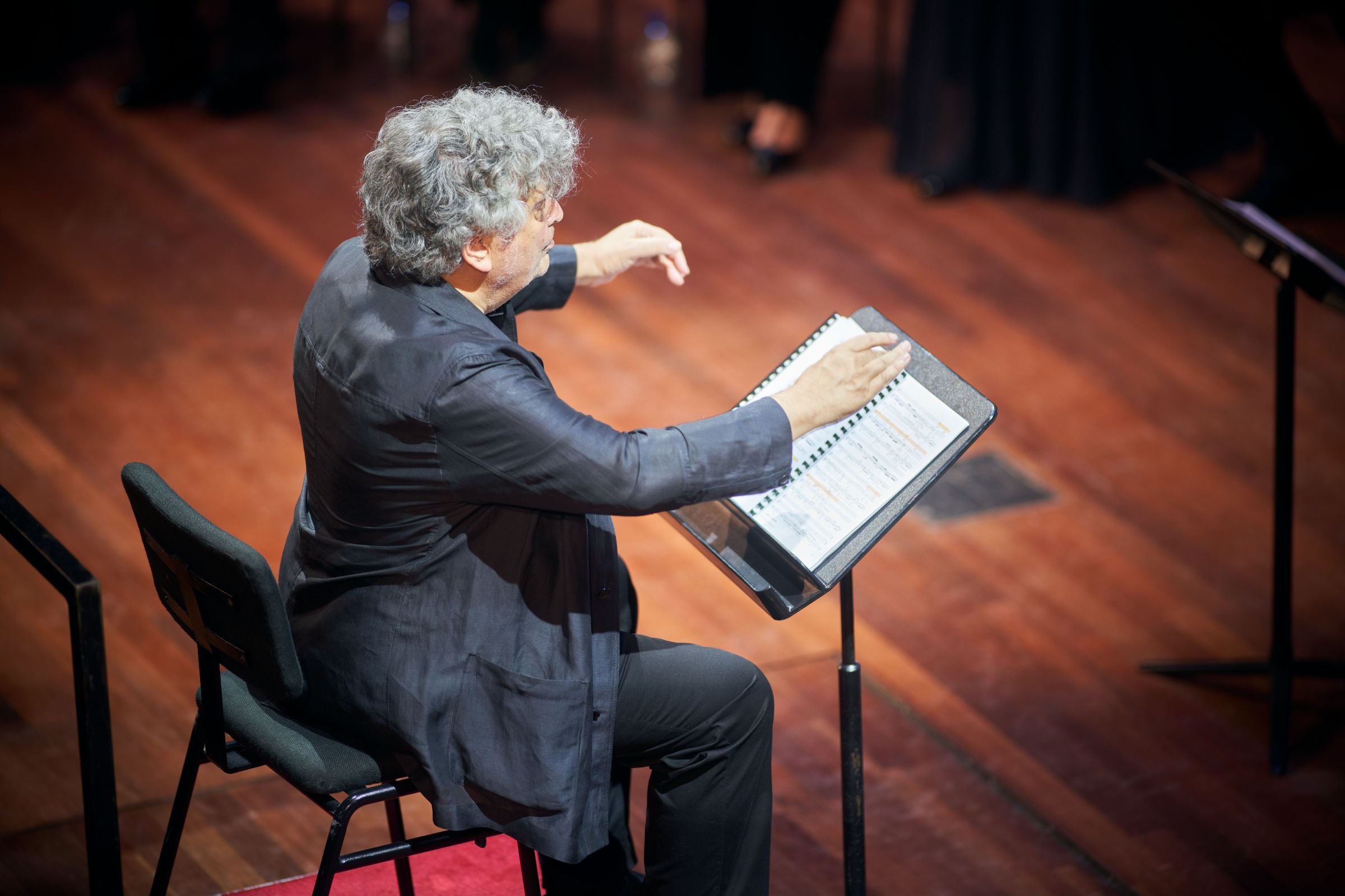 René Jacobs dirigiert die Nederlandse Bachvereniging &copy; Eduardus Lee