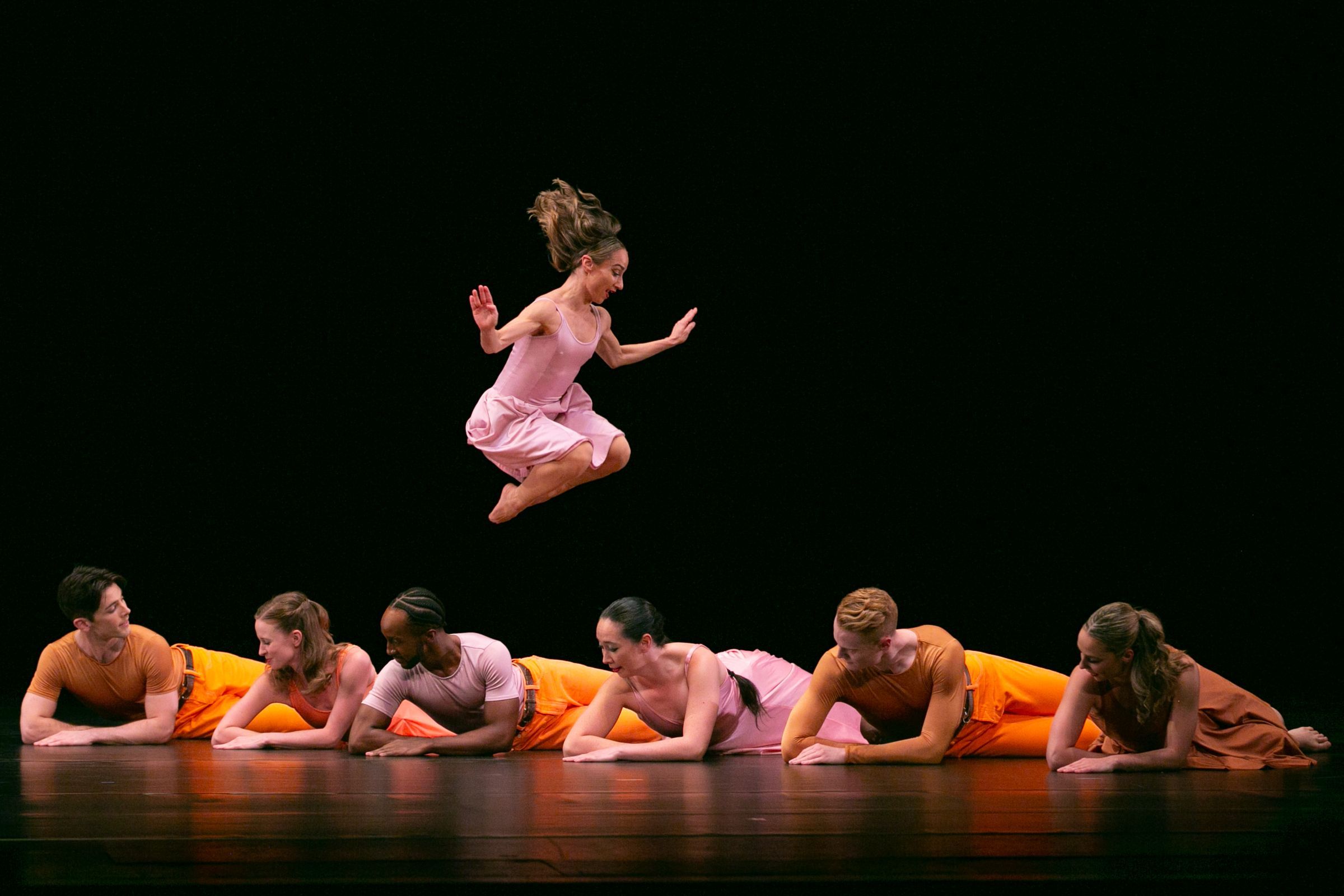 Lisa Borres with Paul Taylor Dance Company in <i>Esplanade</i> © Whitney Browne