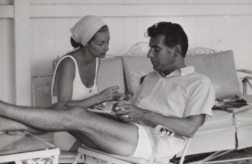 Felicia and Leonard Bernstein, 1958 &copy; Bernstein Collection, Library of Congress